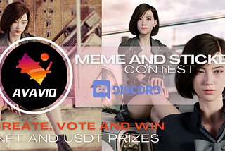 Avavio Virtual Human NFT Sticker and Meme Contest!