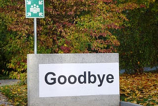 Goodbye, Medium.