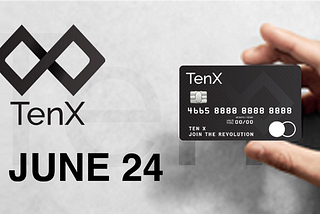 Press Release: Announcement of TenX Token Sale end of June 2017 — making any blockchain asset…