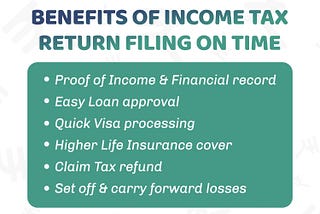 Don’t Miss Out: Unveiling the Benefits of Timely Income Tax Return Filing with Ensurekar