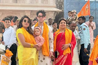 Priyanka Chopra Jonas and Nick Jonas Share Precious Family Time at Hindu Temple with Daughter…
