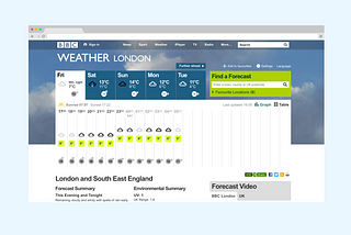 Interview: BBC Weather re-design