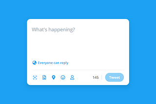 Twitter Tweet Box with Character Limit Highlighting in HTML CSS & JavaScrip