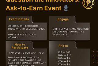Question the Palcoin Innovators: Ask-to-Earn Event 🎙