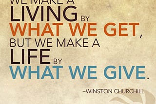 Giving