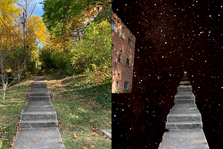 This picture of two staircases illustrates why you aren’t taking action on your goals