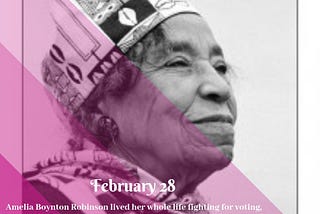 February 28: Saluting Amelia Boynton Robinson’s Lifelong Dedication to Fighting for Black People