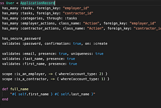 Designing my first Rails