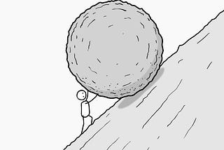 The Sisyphean Task of Drawing Sisyphus