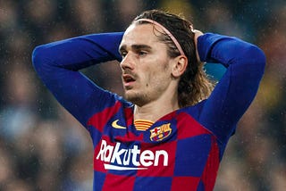 Why has Griezmann struggled at FC Barcelona?