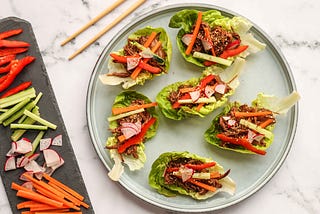 Beef lettuce wraps by FIT & NU