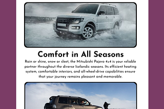 Affordable Adventure With Mitsubishi Rental in Iceland