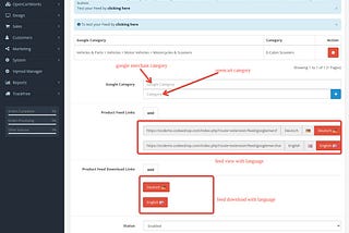 Google Merchant Center | Opencart | CodeEshop
