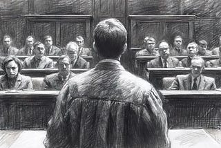 An court room scenario