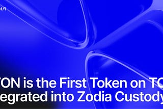 How STON.fi and Zodia Custody Are Making TON Blockchain Safer for Institutional Investors