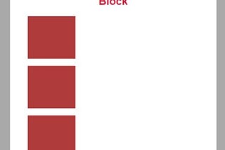 Block elements