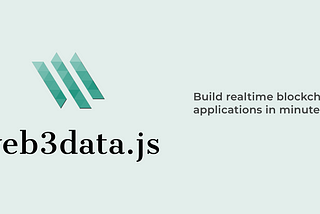 Web3data.js—The new web3.js & ether.js drop-in replacement→