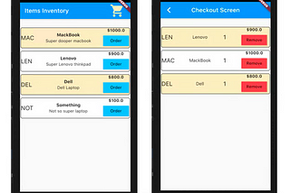 State management in Flutter using Provide package