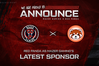 RedPanda Earth Partners with Mazer Gaming and Dives into the eSports Charity Arena!