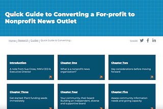 New INN quick guide explores what it means and what it takes to convert a for-profit news outlet to…