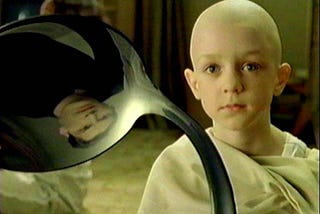 There is no perfect code. Image from the Matrix of the spoon bending.