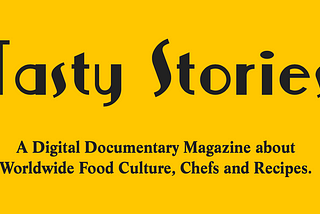 Visual Design: Tasty Stories — a digital magazine about food culture and recipes