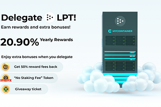 Livepeer $LPT delegation guide by MyCointainer (cold staking)