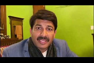 Delhi BJP Chief Manoj TIwari