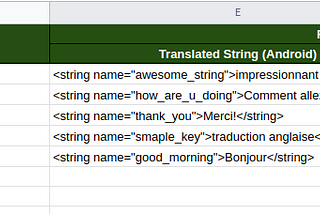 Fast localization using Google Sheets for Android & iOS