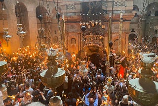 Holy Fire — The Miracle That Occurs Every Year at the Church of the Holy Sepulchre in Jerusalem on…