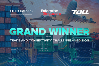 Grand winner Aidrivers at #autonomous challenge of Enterprise Singapore Trade and Connectivity…