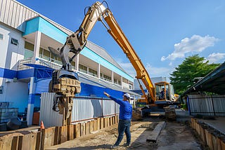 What is the Purpose of Pile Driving in Construction?