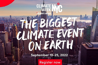 NYC Climate Week is Bad for the Environment