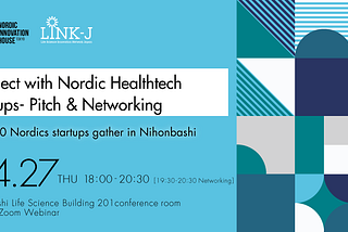 Connect with Nordic Healthtech Startups- Pitch & Networking