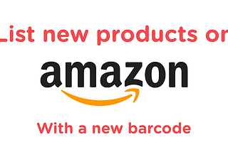 Add new products on Amazon