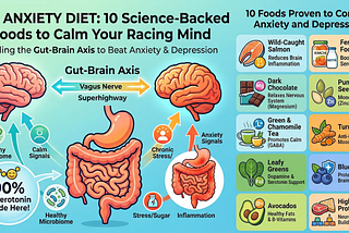 The Anxiety Diet: 10 Science-Backed Foods to Calm Your Racing Mind