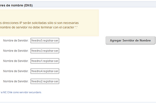 Configurar GitHub Pages para usar dominios.cl