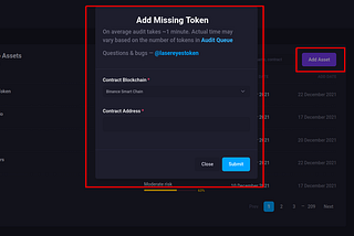 DEV update: audit token from website & other improvements