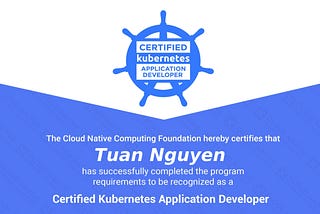 Certified Kubernetes Application Developer (CKAD) in a nutshell