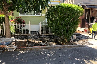 sidewalk image before repair