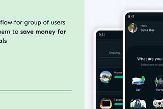 Piggie: A UI/UX case study on how to save money for a Common goal.