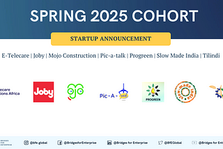 Bridges for Enterprise Welcomes 7 New Startups into its Spring 2025 Cohort