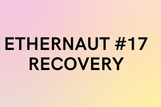 #17 — Ethernaut Challenge 17— Recovery