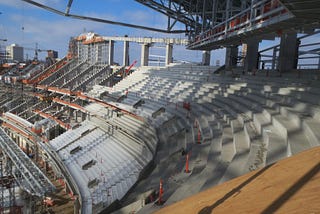 The Heavy Lifting To Create The New Vikings Stadium
