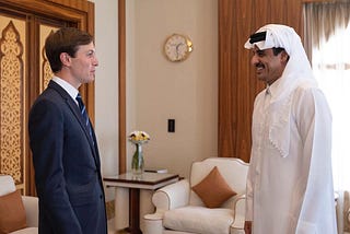 White House advisor Jared Kushner meets Qatar Amir in Doha