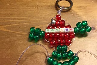 Bead pets with 4-years-old