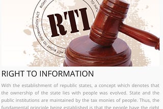 Right to Information Act Sri Lanka
