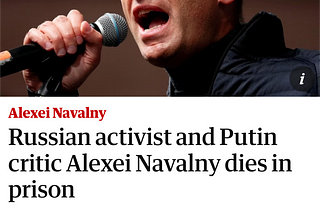 Navalny dies. Dark times for Russian opposition