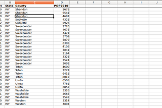 WORKING WITH EXCEL SPREADSHEETS