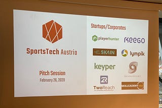 SportsTech Pitching Session in Vienna’s Allianz Arena.